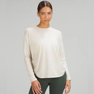 Lululemon Pima Cotton Side-Cinch Long Sleeve Shirt